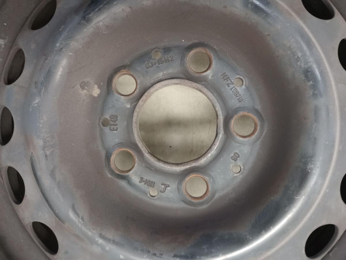 DAIMLERCHRYSLER A 140 (168) Baujahr: 1997-2004, original Stahlfelgensatz, 6 x 15 ET48, Gebrauchsspuren